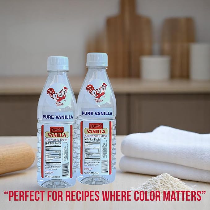 Danncy Vanilla Clear 12 fl oz (355 mL) 2 Pack – Authentic Mexican Vanilla Flavor
