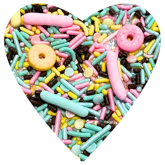COOL MOM SPRINKLES Boy Birthday Sprinkles (4 oz.) – Themed Birthday Sprinkles for Decorating Cakes, Cupcakes, Cookies & Desserts – Mixed in the USA/Gluten-Free (Homer Donut)
