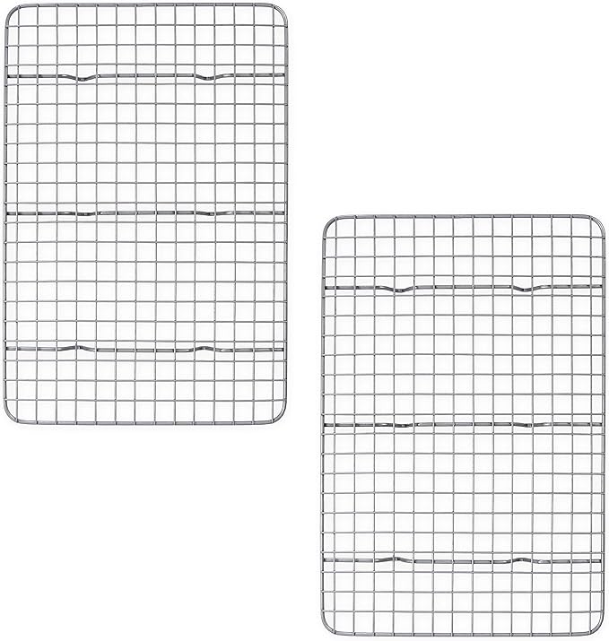 USA Pan Nonstick Quarter Sheet Cooling Racks, Set of 2