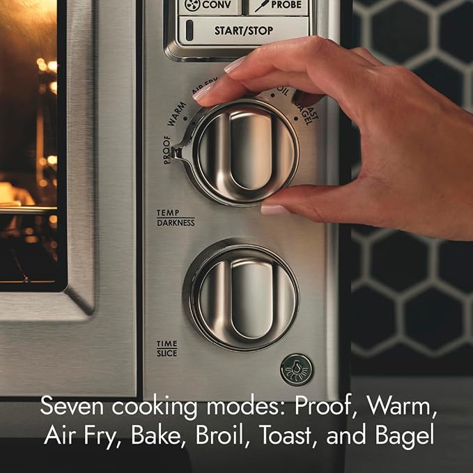Lotus Air Fry and Convection Oven, Air Fryer Toaster Oven Combo, Countertop Convection Oven, The Perfectionist, 1800 Watts, Stainless Steel, Professional Series, LTSCO500