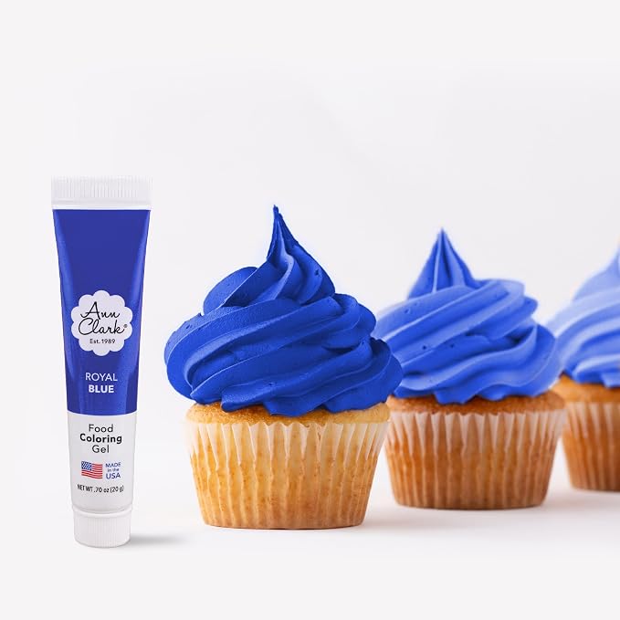 Ann Clark Royal Blue Food Coloring Gel .70 oz. (20 g) Made in USA