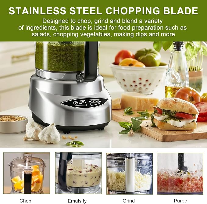 CH-4CB Fit for Cuisinart Mini Prep Plus Food Processor Replacement Chopping Blade, Only Fit CH-4CB Replacement Chopping Blade, Compatible with CH-4, CH-4BK, CH-4DC 4 Cup Chopper/Grinder Chopping Blade