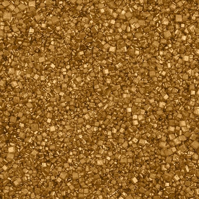 Brew Glitter - Gold Rimming Sugar (4oz, 1x Bar Tin) Cocktail Garnish for Mixed Drinks & Refreshments