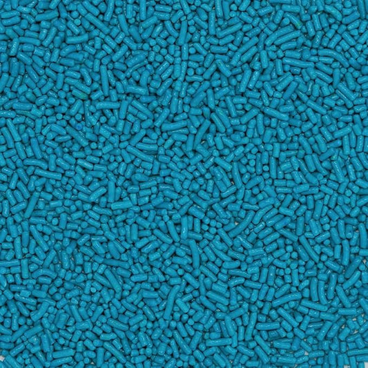 Sprinkles Edible Soft Jimmies Soft Sprinkles for Topping Ice Cream, Cookies, Cakes, Cupcakes, Dessert Decorating MADE IN USA 4 oz (TEAL)