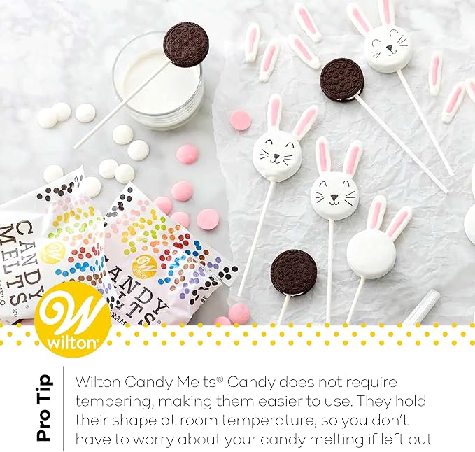 Wilton Candy Melts Dip-N-Decorate Candy Making Tools and Cake Pop Decorating Kit, 49-Piece
