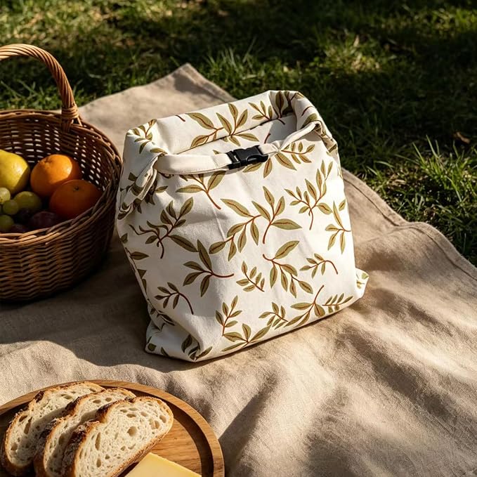 Reusable Beeswax Bread Bags for Sourdough, XL Eco-Friendly Fresh Food Storage with Zipper(13x17in, 2 Pack) | Keep Loaves Fresh Longer, Freezer Safe & Airtight, Natural, Zero Waste