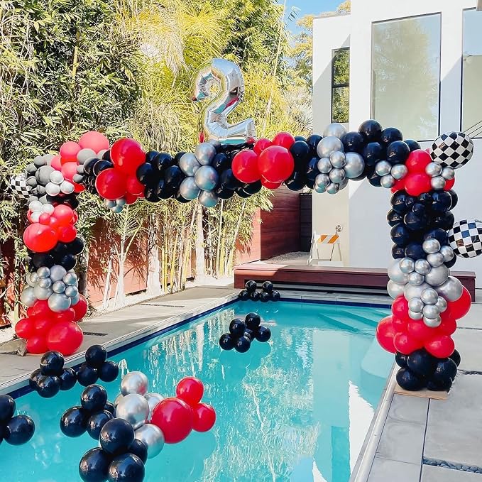 Voircoloria 105pcs Black Balloons 12inch Party Latex Balloons for Birthday Graduation Baby Shower Anniversary New Year Holiday Party Decorations