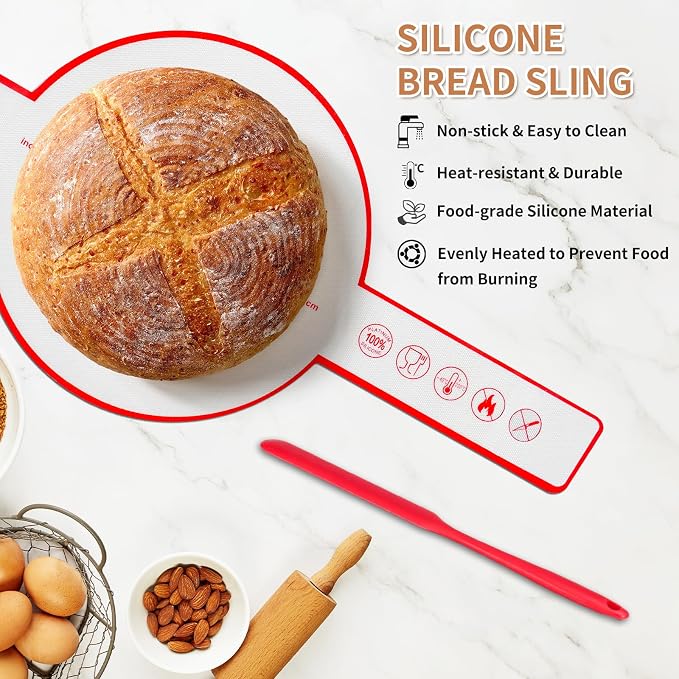 Sourdough Starter Kit with 10" Round & 9" Oval Banneton Proofing Basket and Starter Jar, Complete Sourdough Bread Baking Supplies and Baking Gifts for Women, Men, and Bread Bakers