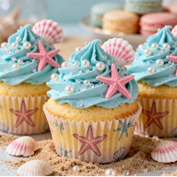 Dazzjoy Edible White Pearl Sugar Sprinkles, White Pearls for Cake Decorating, 130g/4.58oz, Candy Baking Cake Decorations, Cupcake Toppers, Cookies, Patriotic Wedding Party Valentines Supplies