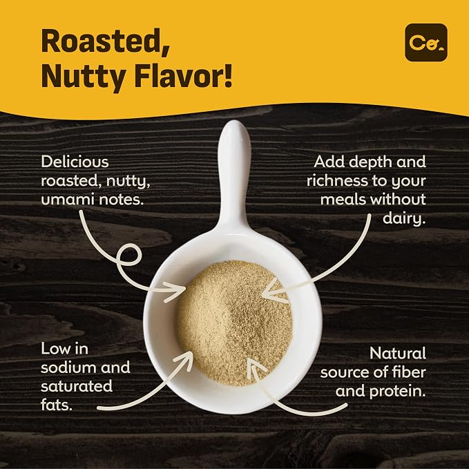 Coolinario Nutritional Yeast Flakes, Non Fortified (10 OZ) Vegan Seasoning | Roasted, Nutty Flavor, Rich in Protein, Fiber & Minerals, Ideal for Snacks, Sauces & Dressings, Gluten-Free, Unfortified