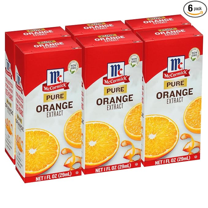 McCormick Pure Orange Extract, 1 oz. (Pack of 6)