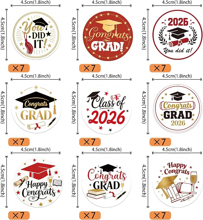 63 PCS Edible 2026 Graduation Cupcake Toppers Class of 2026 Cupcake Picks Edible Diploma Congrats 2026 Grad Cap Cupcake Decorations for Congratulations 2026 Graduation Party Cake Decorations Supplies
