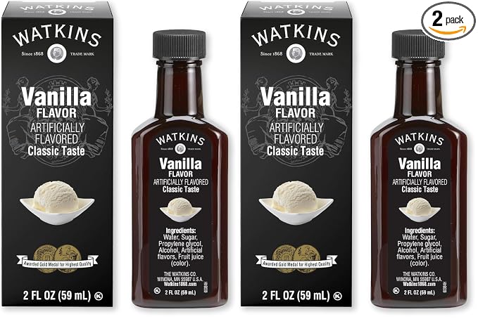 Watkins Vanilla Flavor, 2 oz. Bottle, 2-Pack