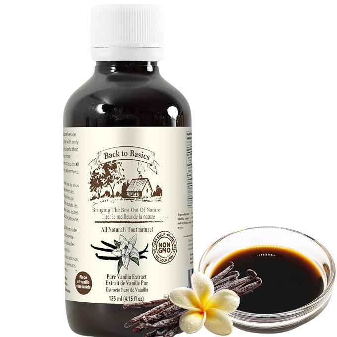 Back to Basics Vanilla (4.25 Oz (125ml) (Pack of 1), Dark)