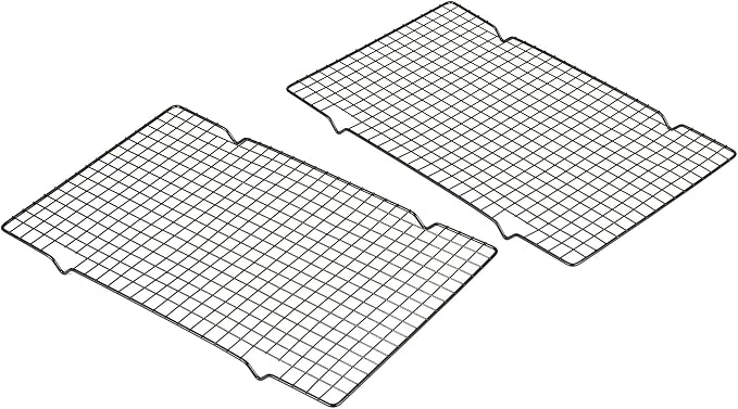 GoodCook Nonstick Steel Wire Cooling Rack, 16" x 10" (Set of 2)