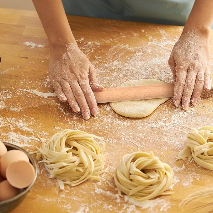 15 Pcs Small Wooden Rolling Pin for Dough, Mini Wooden Rolling Pin, 6 Inch Rollings Pins for Pizza, Bread, Dumpling, Home Cooking