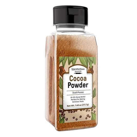 Unpretentious Cocoa Powder (2 Cups) Unsweetened Dutch Processed Cocoa (7.68 Ounce)