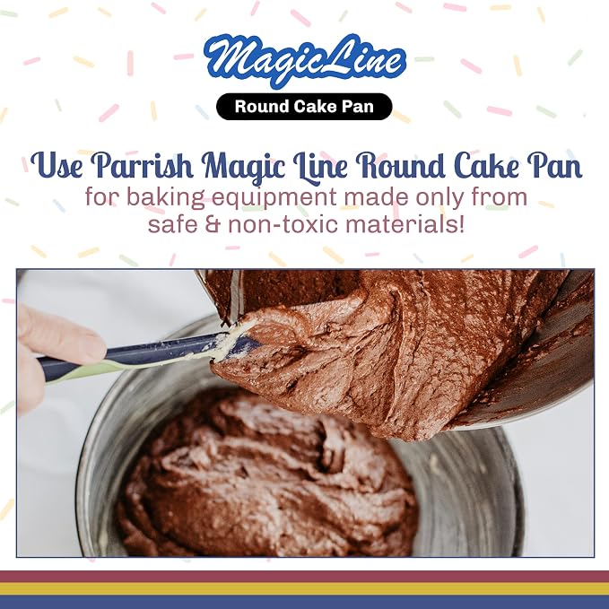 8 x 2 Round Cake Pan, Silver Aluminum