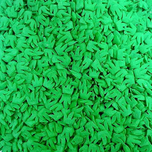 Edible Green Grass Sprinkles for Cake Decorating, Edible Football Field Sprinkles for Baking Cookie Cupcake Toppers Ice Cream Donut Toppings Decorations 95g/3.35oz