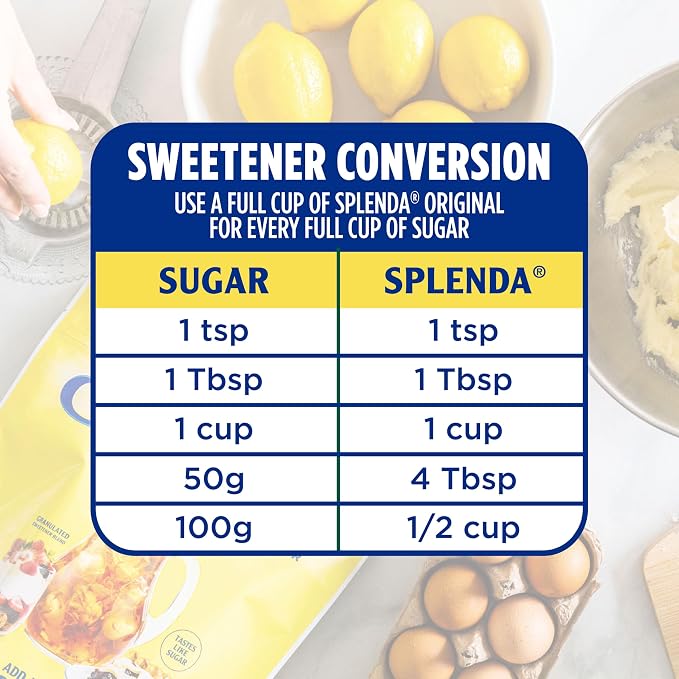 SPLENDA Zero Calorie Sweetener, Granulated Sugar Substitute, 9.7 Oz