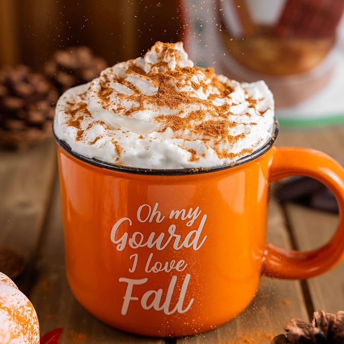 Bare Life Organic Pumpkin Spice Hot Cocoa Mix, Dairy Free Hot Cocoa Mix, Vegan Hot Chocolate Powder, Gluten Free, Kosher Pareve, Just Add Hot Water, 9.52 oz Pouch