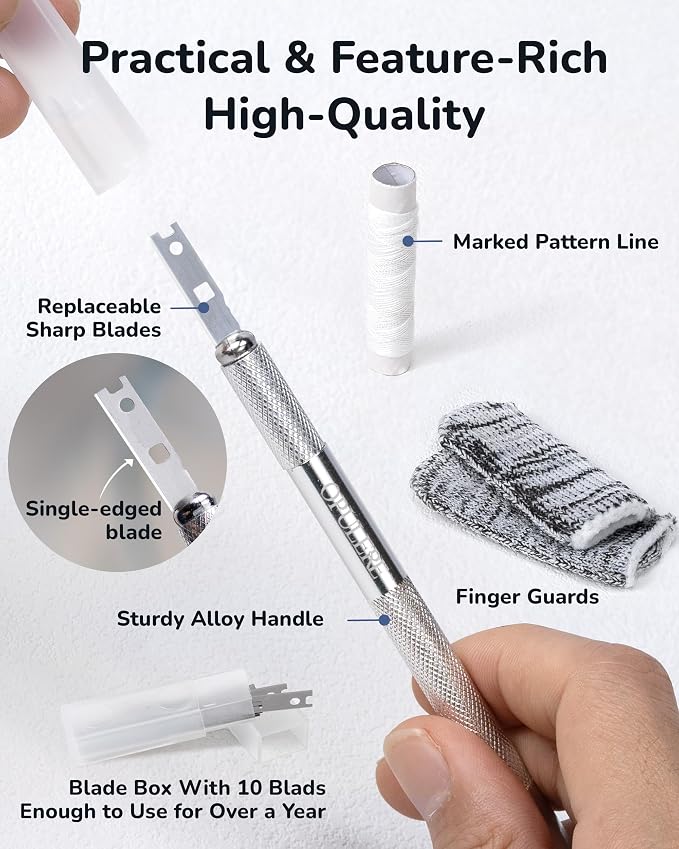 Bread Lame Sourdough Dough Scoring Tool, 11 Blades, with Cover, Sour Dough Bread Scorer Knife