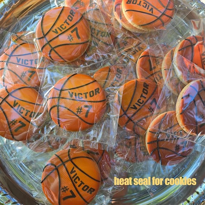 Nobranded 300 pcs Clear 4" x 6" Flat Cello Cellophane Bags Poly Treat Bags 2.8 mils for Gift Wrapping, Bakery, Cookie, Candies, Toast, Dessert, Party Favors Packaging with Color Twist Ties