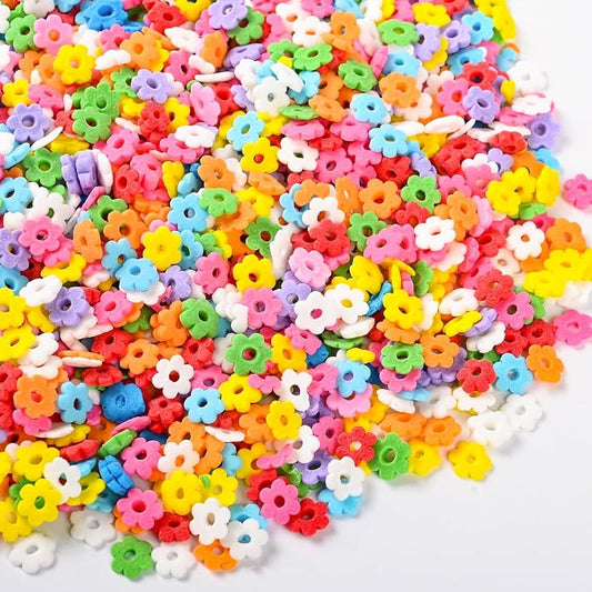 Bayep Rainbow Sprinkles for Cake Decorating Flowers Bulk Sprinkles for Ice Cream, Cookies, Baking, Cupcake Topper Colorful Sprinkles Perfect for Birthday Party Christmas Holiday Supplies 3.52 Ounce