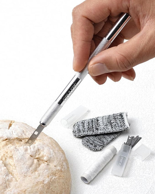 Bread Lame Sourdough Dough Scoring Tool, 11 Blades, with Cover, Sour Dough Bread Scorer Knife
