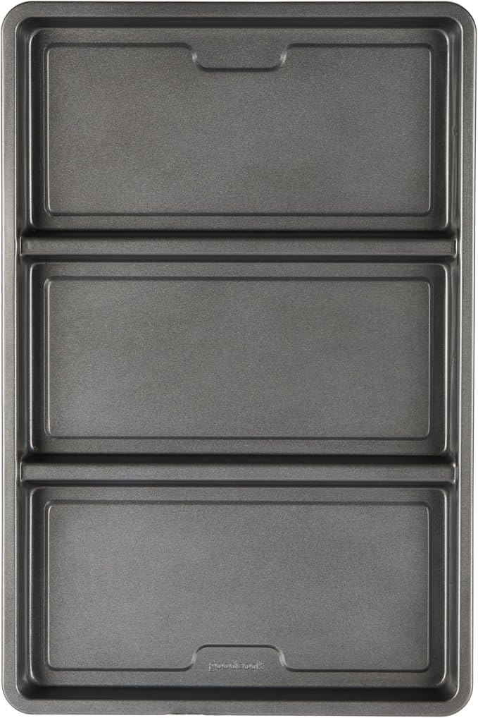 GoodCook Premium Nonstick Divided Baking Sheet, 11 x 17-Inch