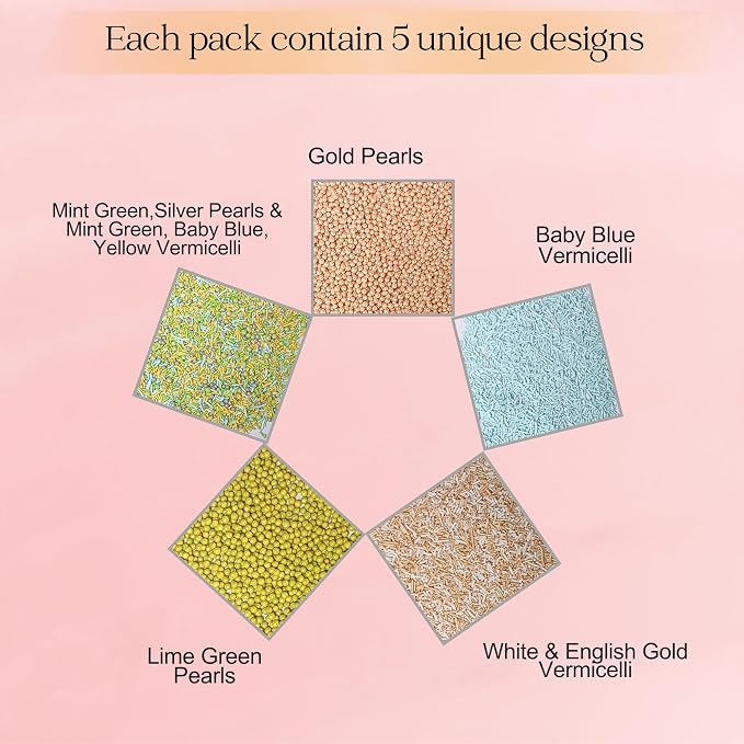 Confect Fusion Mashup Sprinkles FM Multipack 47 100 GMS for Cake Cupcake Décor, Multicolor