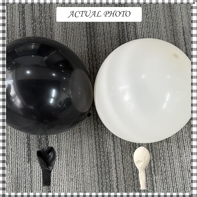 Black and Sand White Balloon Arch Kit 141 Pcs Coquette Birthday Decorations Include Balloons and Black Bow for Wedding Baby Shower Gender Reveal Bow Birthday Decorations