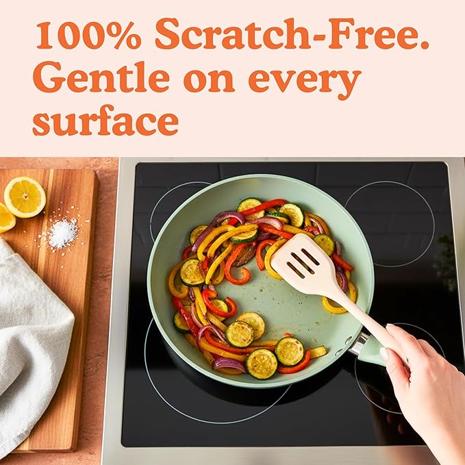 Non-Toxic Silicone Utensil Set Variation (4, Beige)