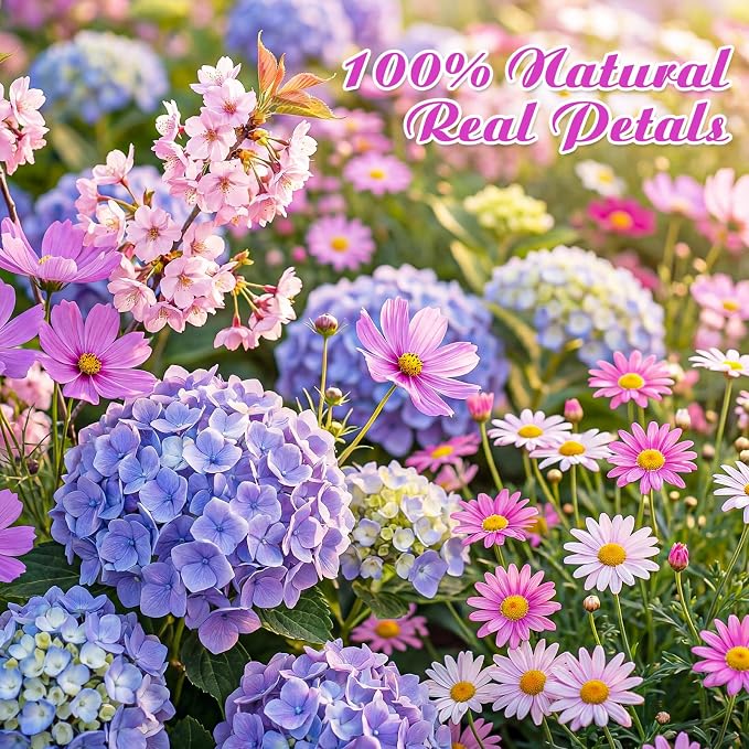 96 Pcs Natural Dried Pressed Flowers for Cake Topper Decorating Cupcake Toppers Cocktails Resin Jewelry Candle Soap Making DIY Art Crafts