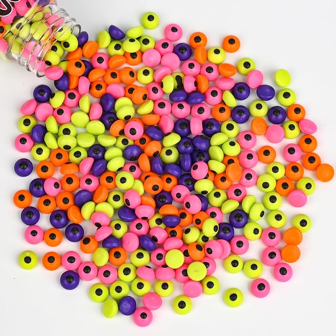 Bayep Rainbow Sprinkles for Cake Decorating Small Eyeball Candy for Ice Cream, Cookies, Baking, Cupcake Topper Colorful Sprinkles Perfect for Birthday Party Halloween Holiday Supplies 3.52 Ounce
