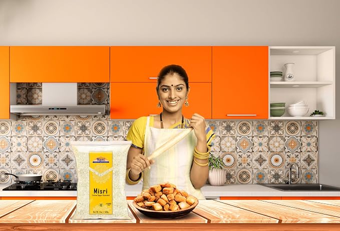 Rani Misri (Indian Sugar Crystals) 14oz (400g) ~ All Natural | Gluten Friendly | No Colors | Vegan | Kosher | Indian Origin