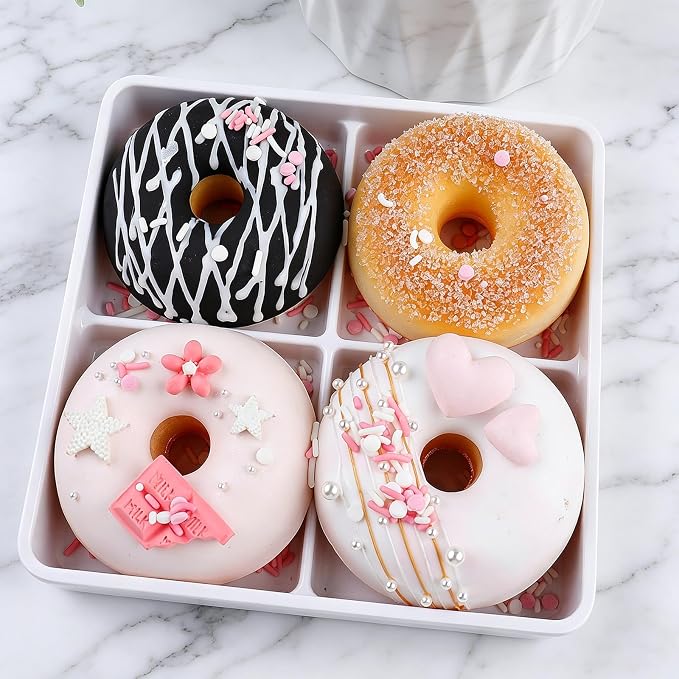 Pink Sprinkles for Cake Decorating, 4.6oz Ice Cream Sprinkles 3-Mix Nonpareils Confetti Jimmies for Cupcakes Ice Cream Dessert