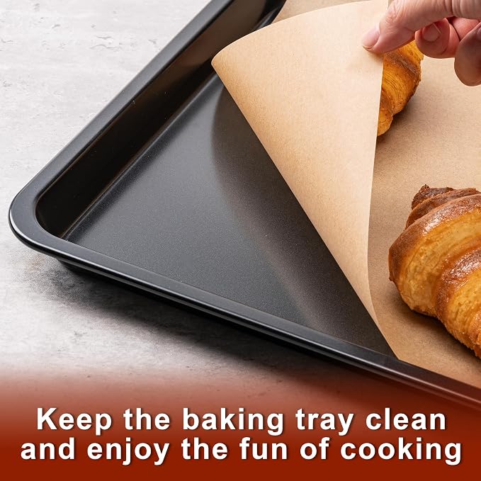 200Pcs Parchment Paper sheets,8 x12 Inches Non-Stick Precut Baking Parchment,Unbleached,Parchment Paper For Baking,Fryer, Cooking,Oven,Perfect for Bread, Cakes, Barbecue
