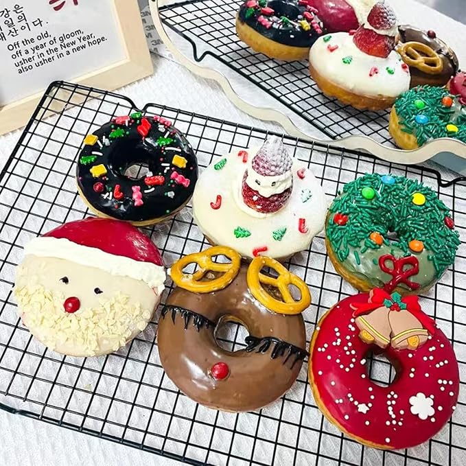 Sentovac Holly Berry Sprinkles Christmas Red and Green Holiday Sprinkles Edible for Cake Decorating Cookie Cupcake Topper Baking Decorations Halloween Christmas Supplies