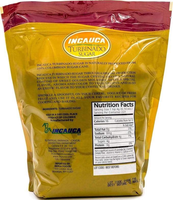 Incauca Sugar Turbinado, 32 oz, 1.0 Count