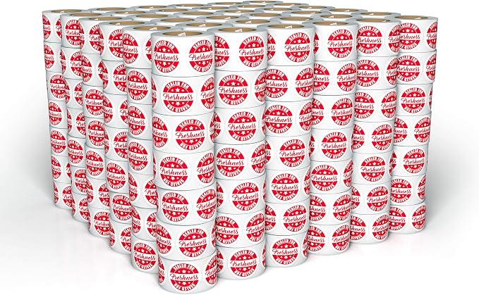 Food Delivery Tamper Evident Sealed for Freshness Labels - 500 Adhesive Stickers for Safe Food delivery (Circles Bulk 360 Pack)