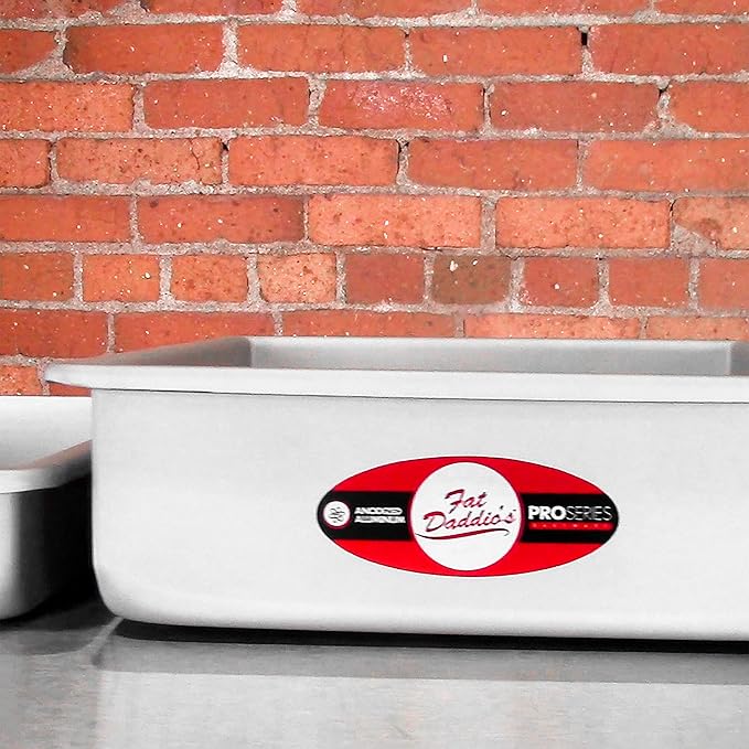 Fat Daddio's POB-16243 Anodized Aluminum Sheet Cake Pan, 16 x 24 x 3 Inch