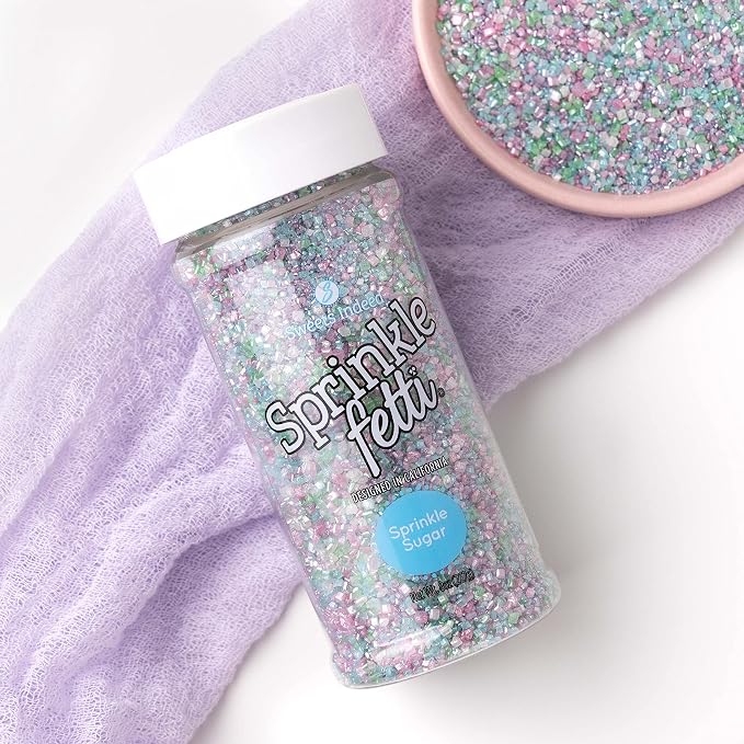 Sweets Indeed Sprinkles, Edible Sprinkle Sugar Mix, Perfect for Cake Decorations, Baking, Ice Cream, Cookies, Cupcake Topper, 5 ounces (Mermaid)