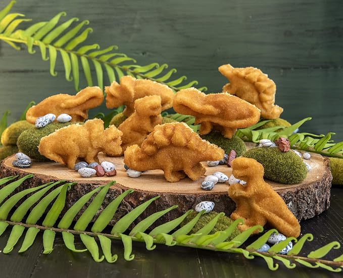 Nordic Ware Dinosaur Cakelet, 3 Cups, Toffee