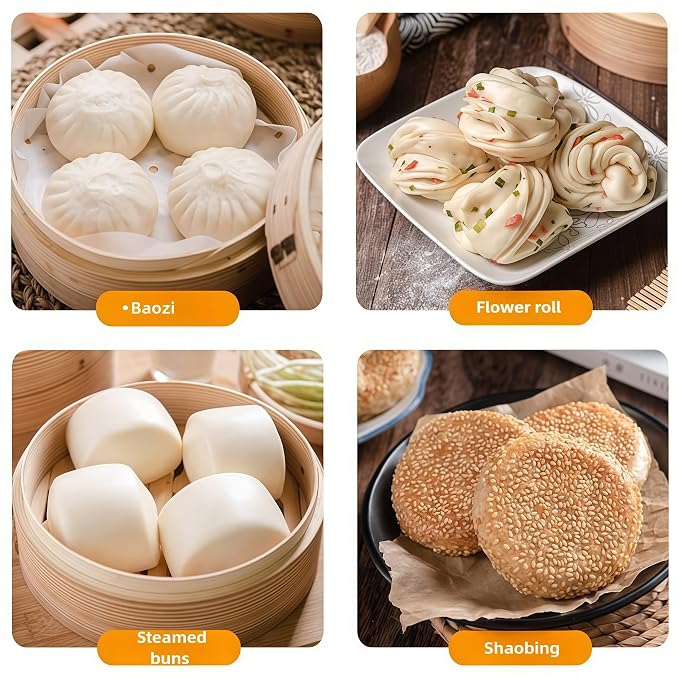 Angel steamed bun improver, fluffy homemade baozi, improver fluffy,（To be used with yeast） 75g (15g*5 packs) 馒头改良剂（需要配合酵母一起使用 ）75g(15g*5包)