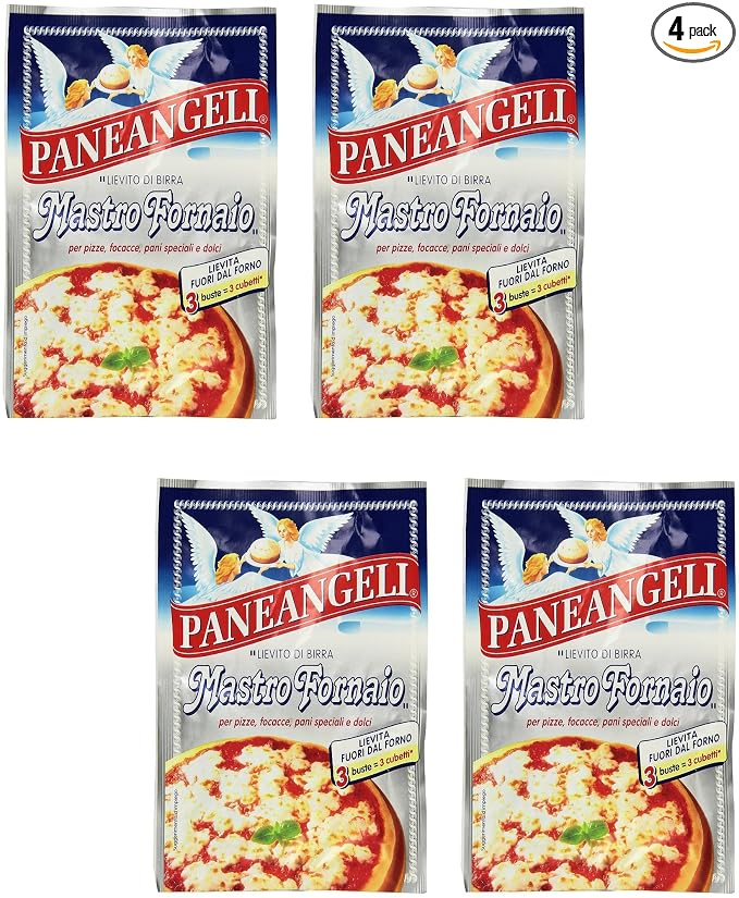 Paneangeli: "Lievito Per Pane" Italian Brewer's Yeast 0.74 Ounce (21gr) Packages (Pack of 4) [ Italian Import ]