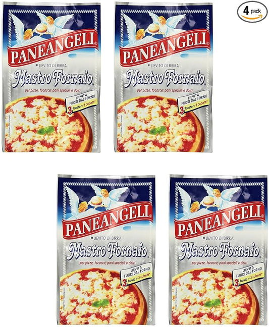 Paneangeli: "Lievito Per Pane" Italian Brewer's Yeast 0.74 Ounce (21gr) Packages (Pack of 4) [ Italian Import ]
