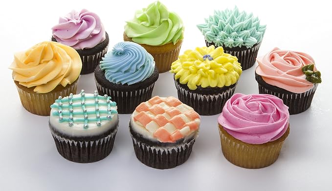 PrepWorks Decorating Kit - Complete Set for Cake, Cupcake, and Cookie Decorating with Piping Tips, Bags, and Accessories