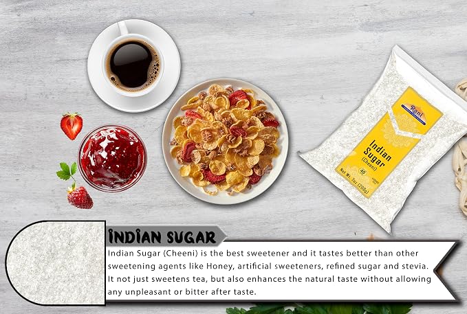 Rani Indian Sugar (Cheeni) 7oz (200g) ~ All Natural | Gluten Friendly | No Colors | Kosher | Vegan | Indian Origin