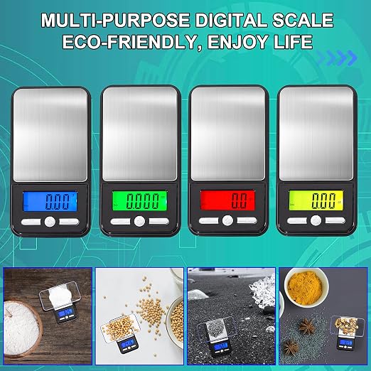 American Weigh Scales Digital Pocket Scale AC SERIES 150g x 0.01g | High Precision 0.001g Accuracy Mini Gram Scale for Kitchen, Lab, Jewelry, Coin Scale, Small Digital Gram Scale Portable Travel Scale